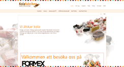 Desktop Screenshot of kolafabriken.se